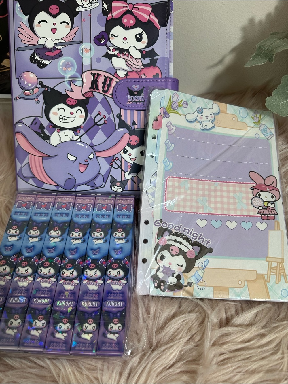 KUROMI binder/sheet/12 pieces pen